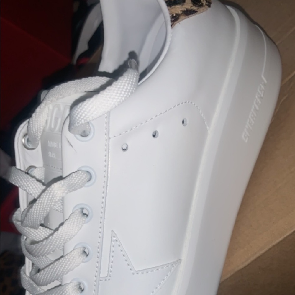 Women cheetah print Golden Goode sneakers